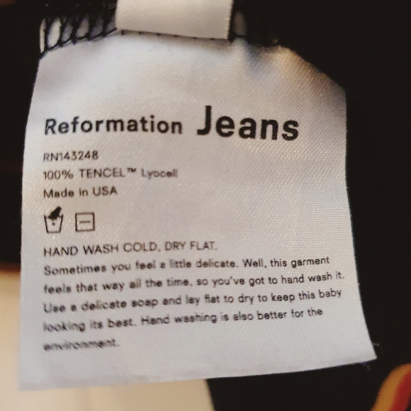 NWT Reformation Chloe Cropped Long Sleeve Tee | Striped | Size L - Picture 8 of 9